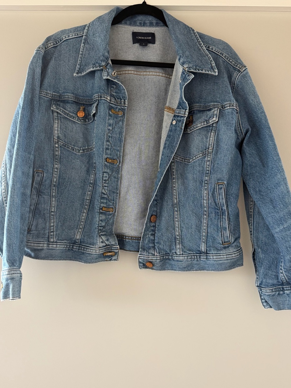 J.Crew Jeans Classic Stretch Denim Jacket Size Small - Picture 3 of 8